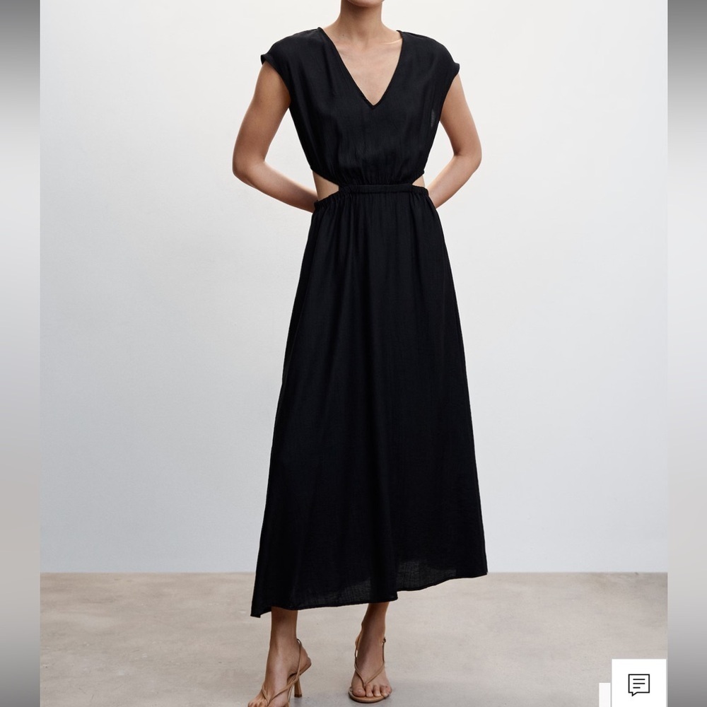 NWT Mango Side Slit Dress - Picture 1 of 8